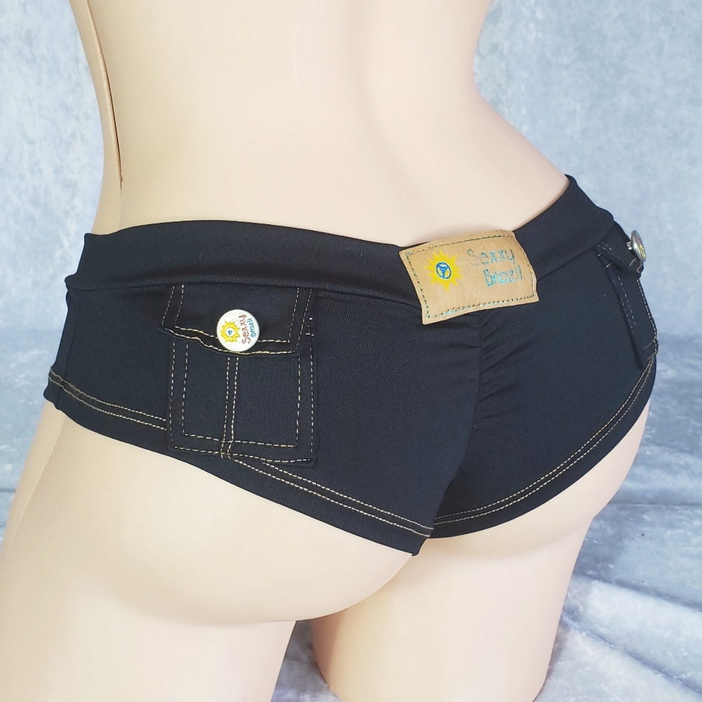 Sexy Hot Shorts with Tie Front - Made in Brazil
